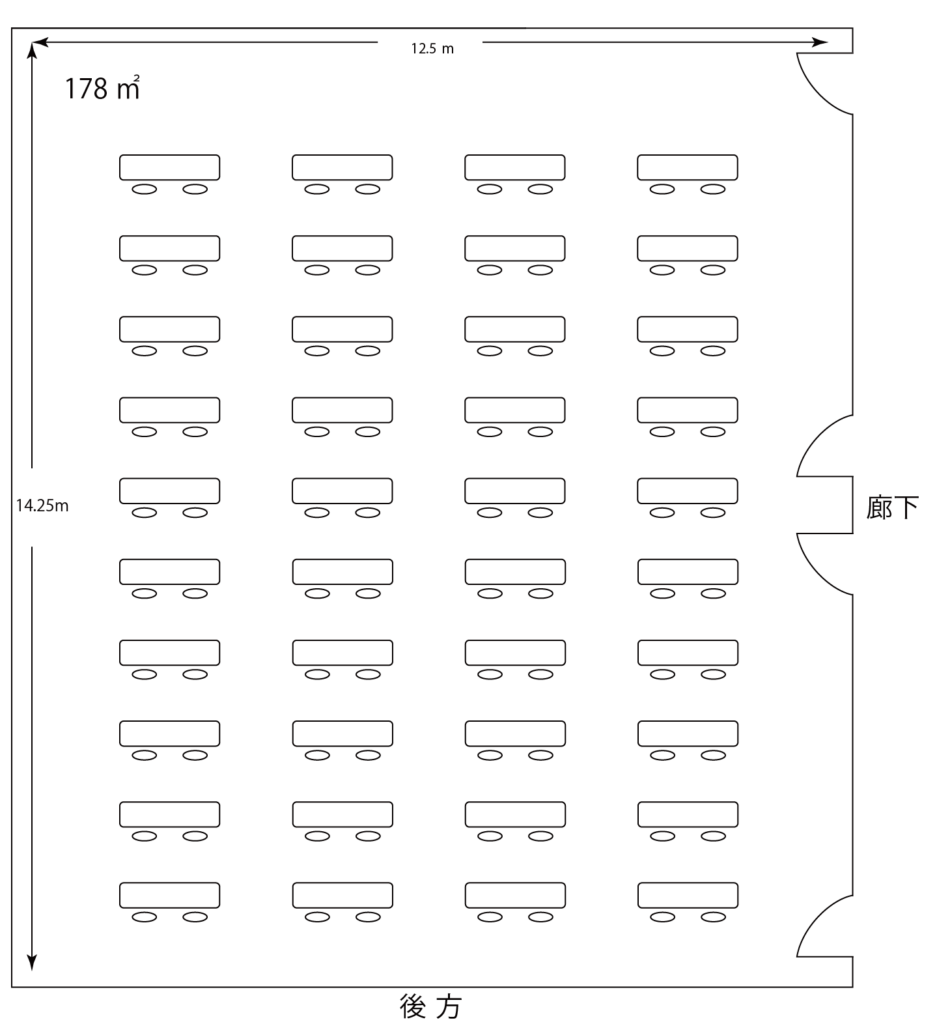 会議室Cレイアウト例